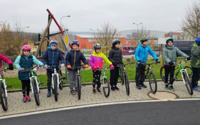 Malí cyklisté v akci !